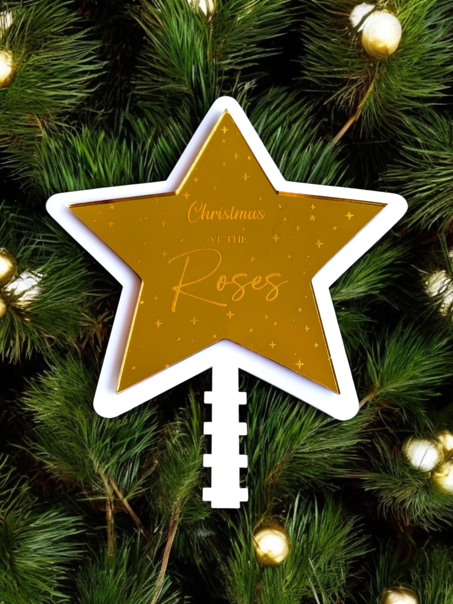 Custom tree star topper