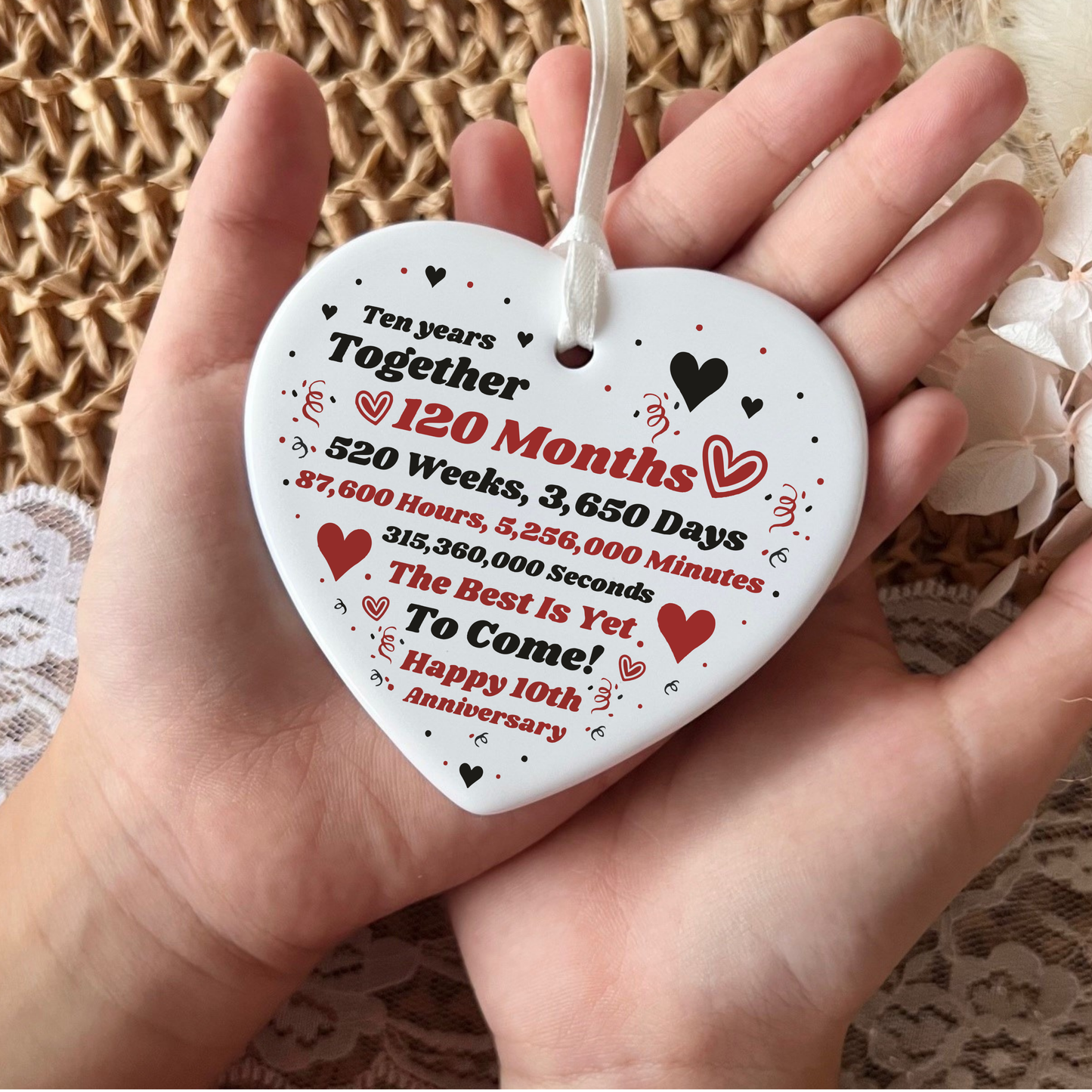 2nd Anniversary
second anniversary
heart keepsake