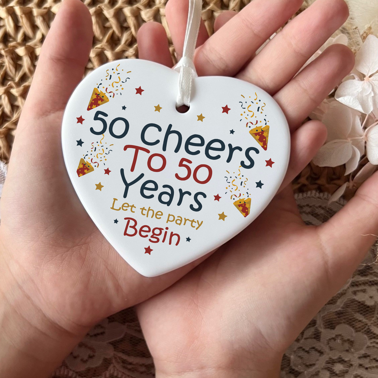 50th Birthday
Ceramic Heart Keepsake
Milestone Celebration
Unique Gift Idea
Personalized Keepsake
Special Occasion Gift
Heartfelt Present
Cherished Memory
Golden Jubilee
Birthday Gifts
Keepsake Ornament
50th
fifty