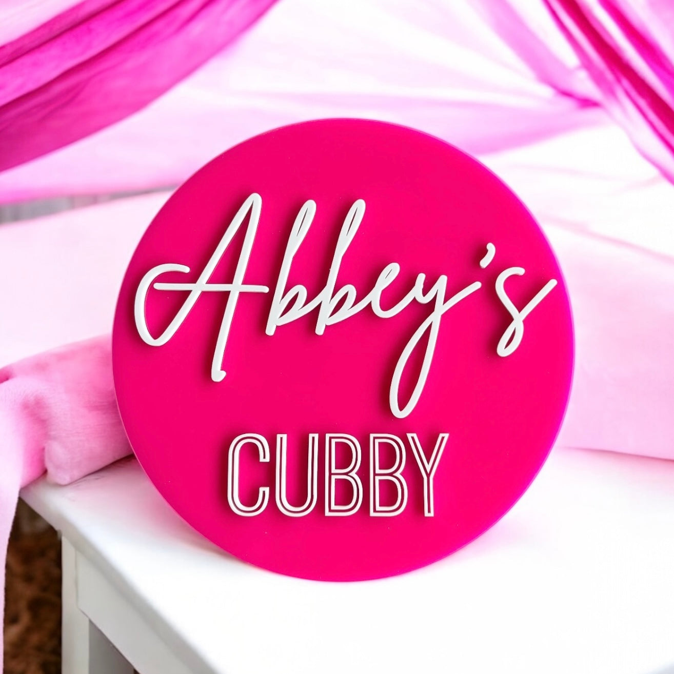 Personalised Cubby House sign Acrylic