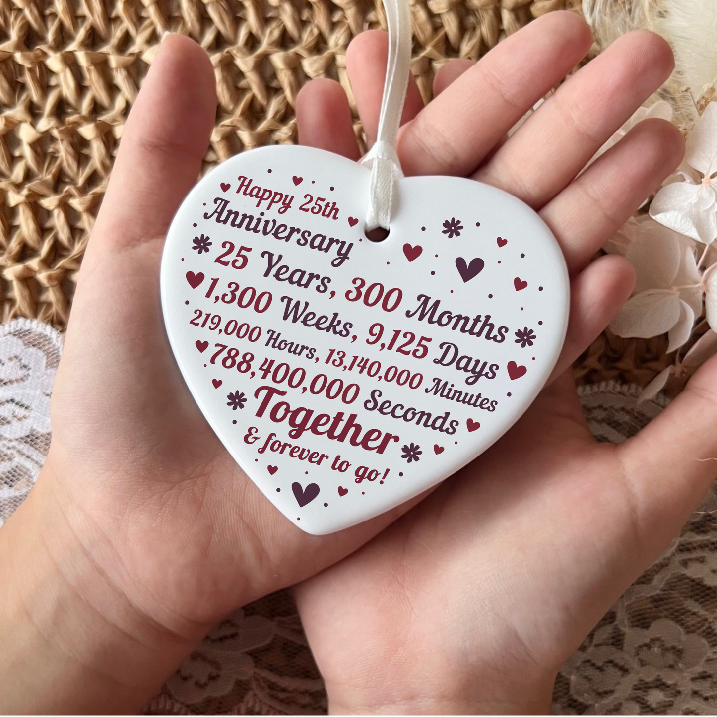 25th Anniversary
anniversary
heart keepsake