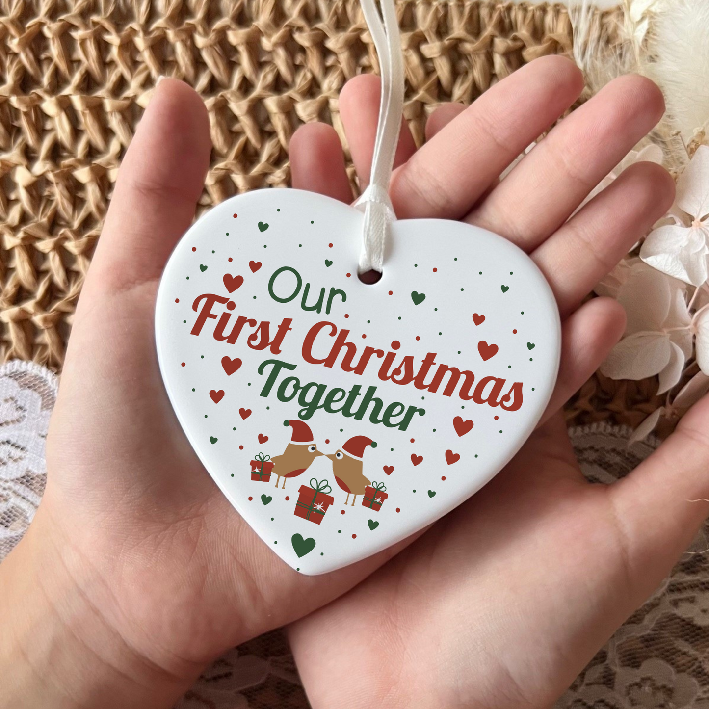 First Christmas in our New Home Ceramic Keepsake | Gift idea for new home owners