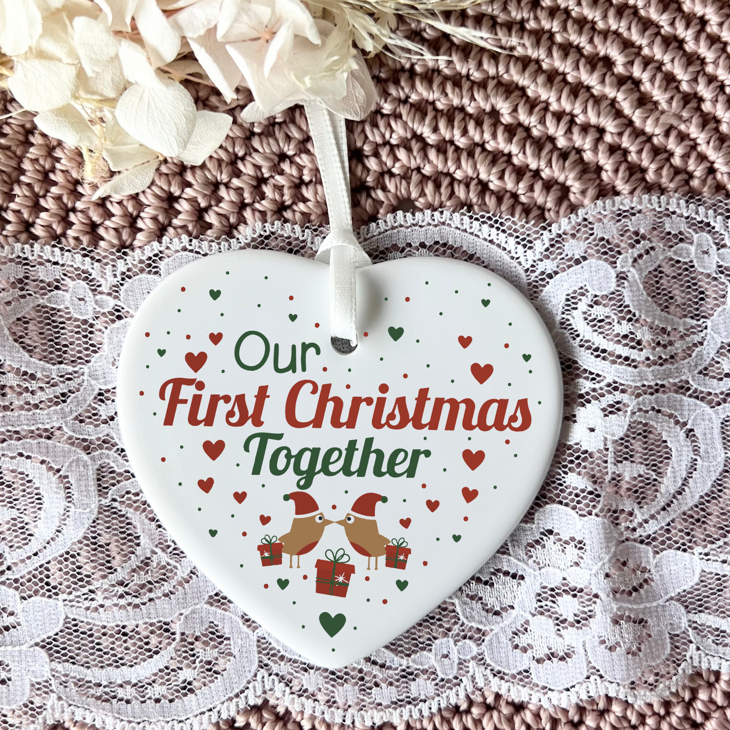 First Christmas in our New Home Ceramic Keepsake | Gift idea for new home owners