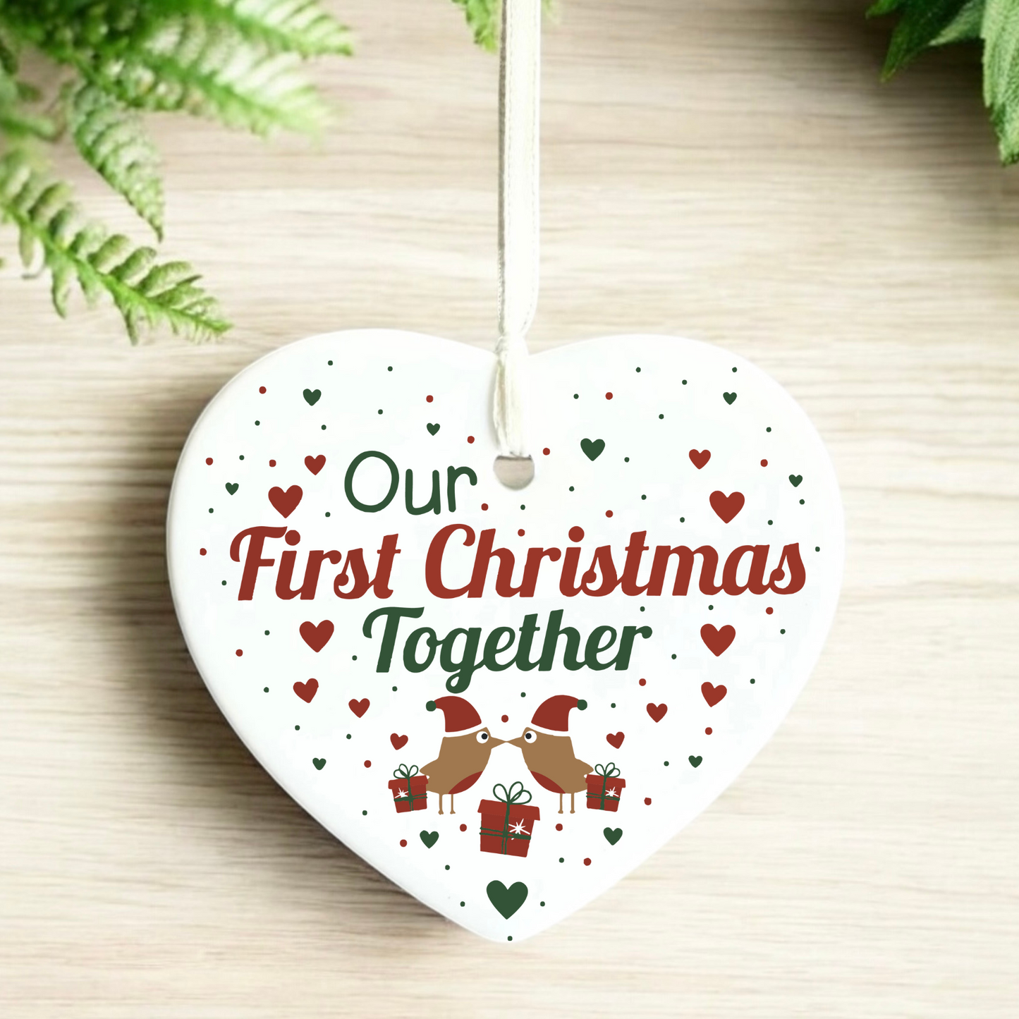 First Christmas in our New Home Ceramic Keepsake | Gift idea for new home owners