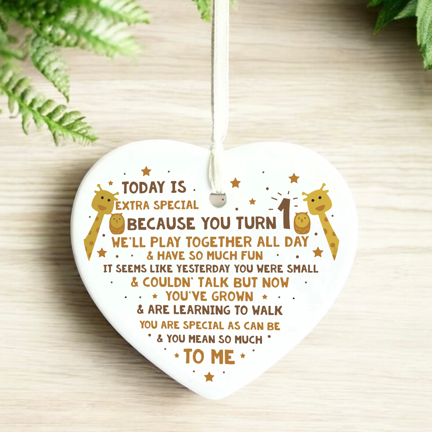 1st Birthday
First
1st
Heart Keepsake
Gifts
Milestone
