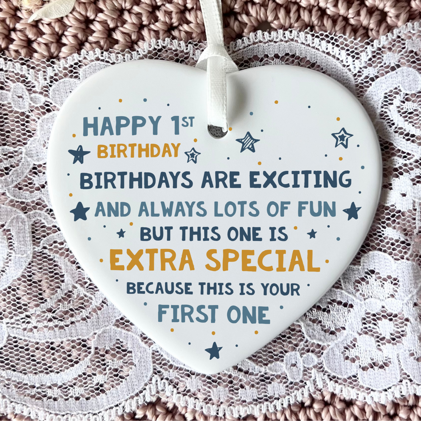 1st Birthday
First
1st
Heart Keepsake
Gifts
Milestone