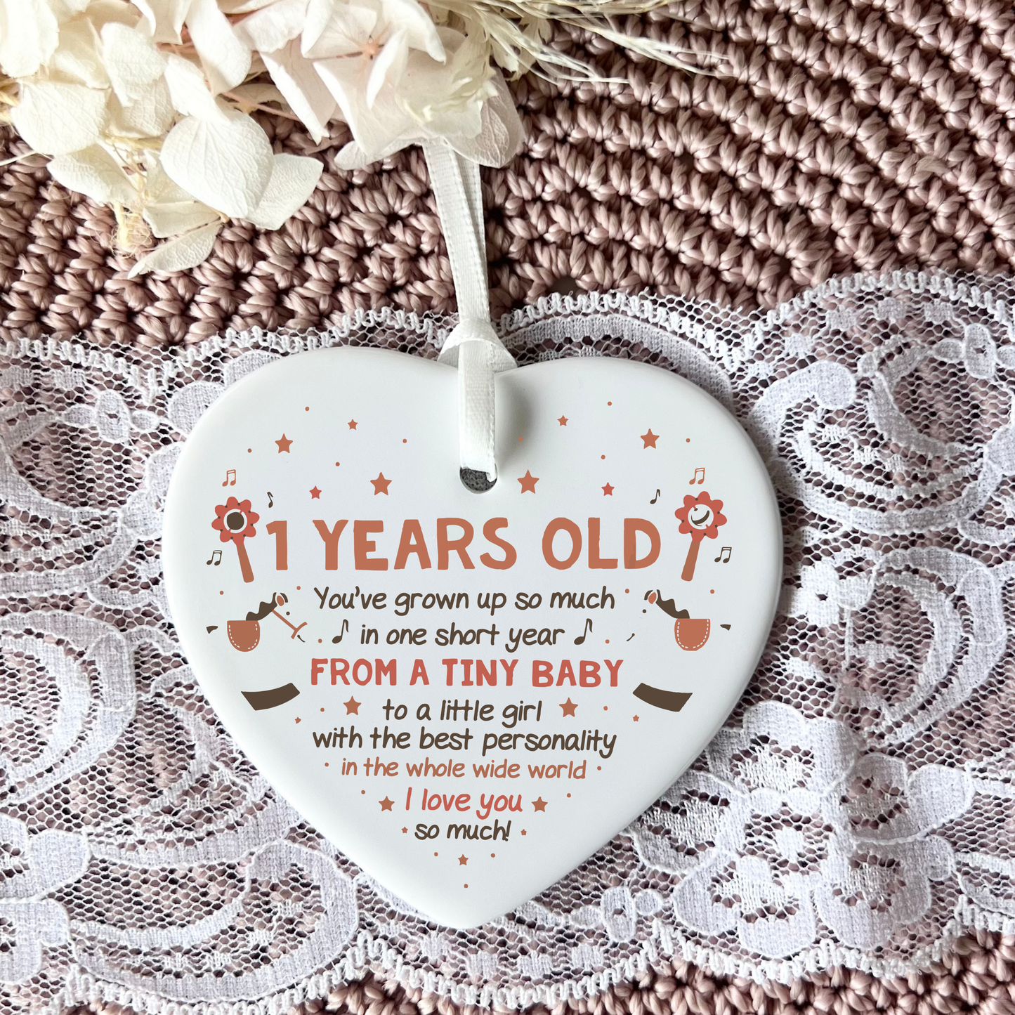 First Birthday
1st Birthday
1st Birthday Keepsake
Heart keepsake