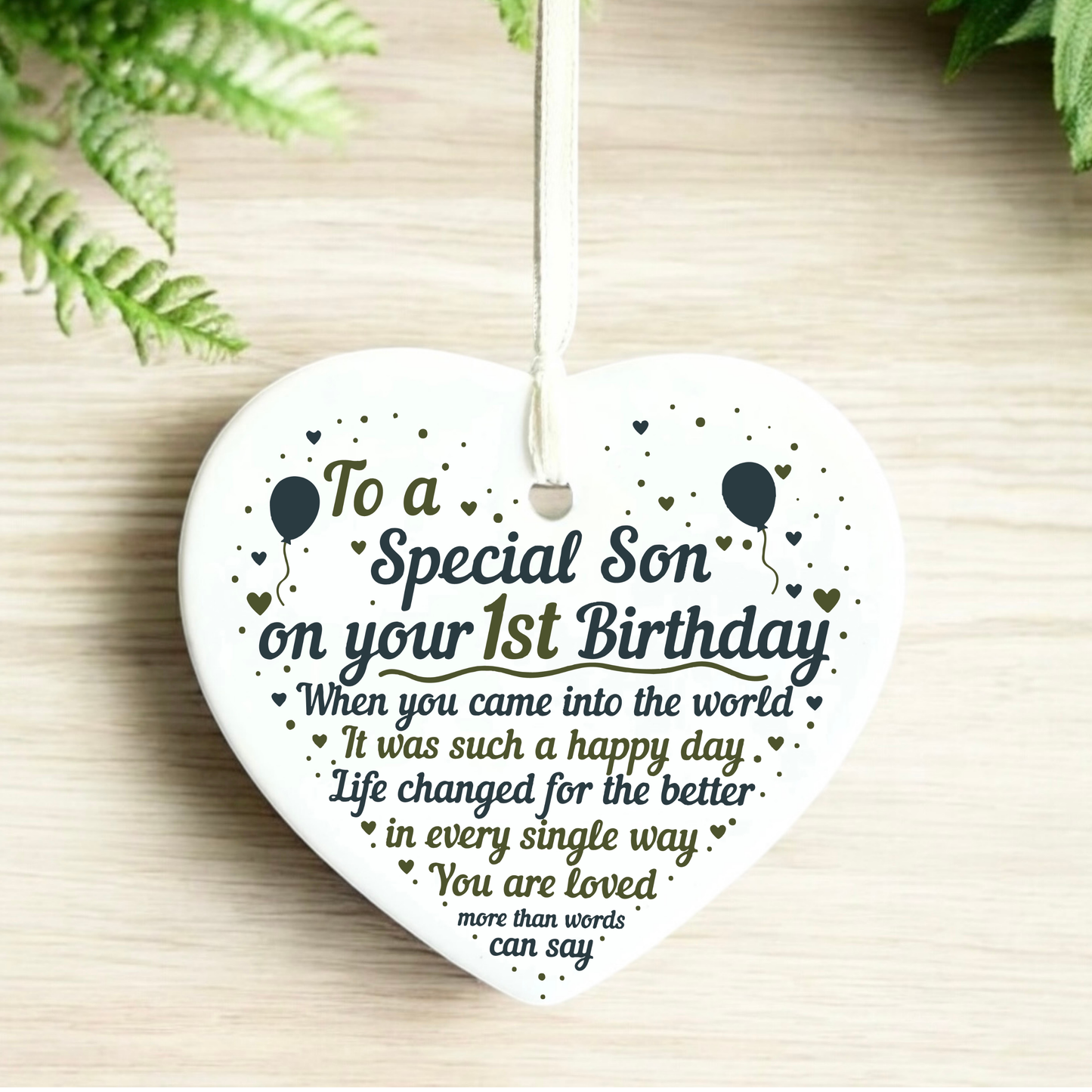 1st Birthday
First
1st
Heart Keepsake
Gifts
Milestone