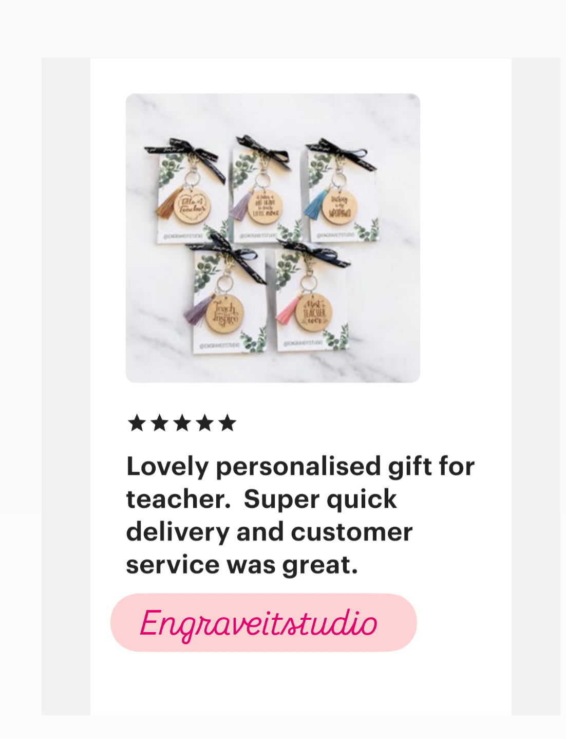 Best Teacher Ever Ornament/ Rear mirror window accessory