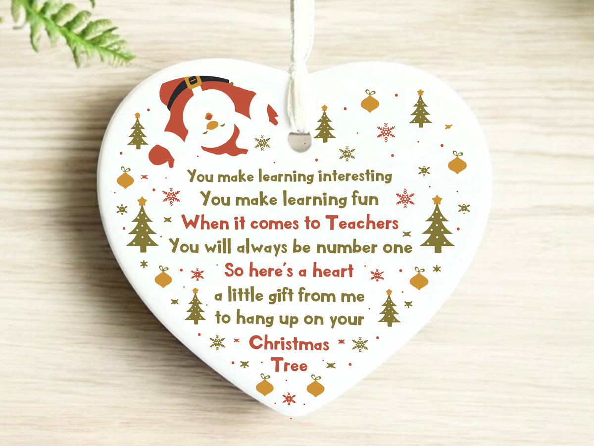 Teachers ceramic heart keepsake gift | Gifts for coach | Gifts for teachers | Gifts for Mentors | Child care