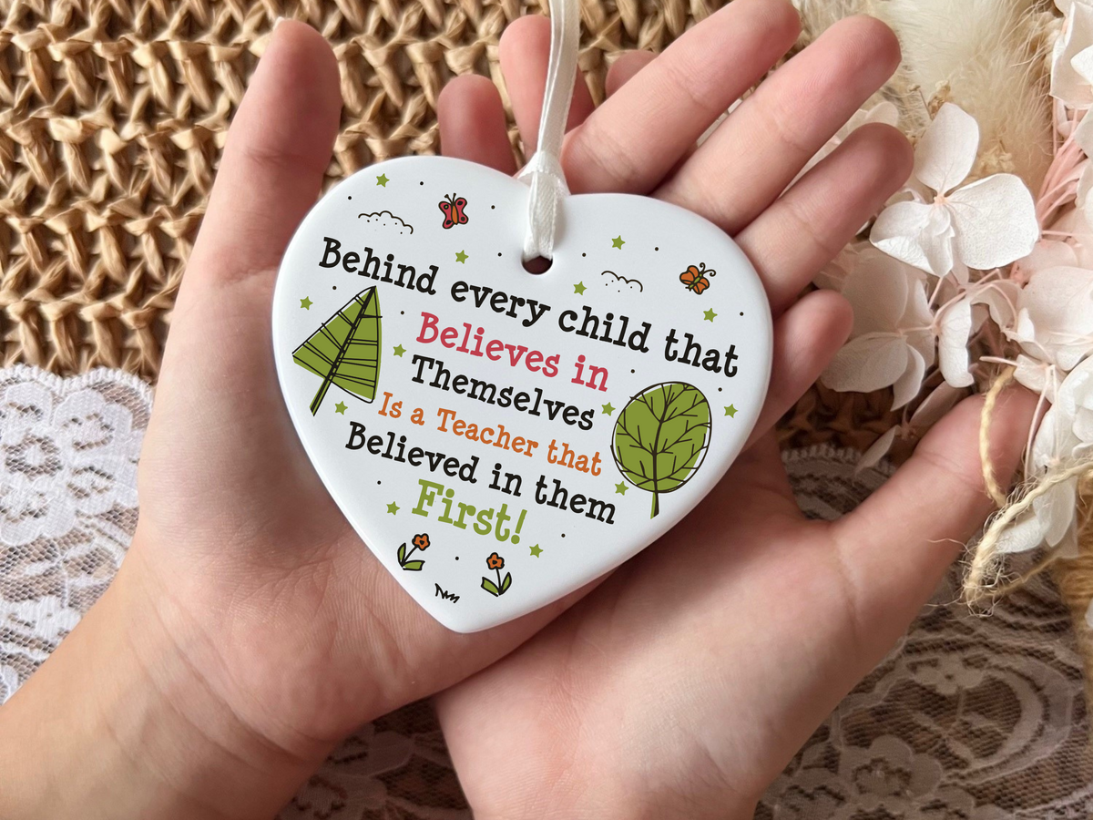 Teachers ceramic heart keepsake gift | Gifts for coach | Gifts for teachers | Gifts for Mentors