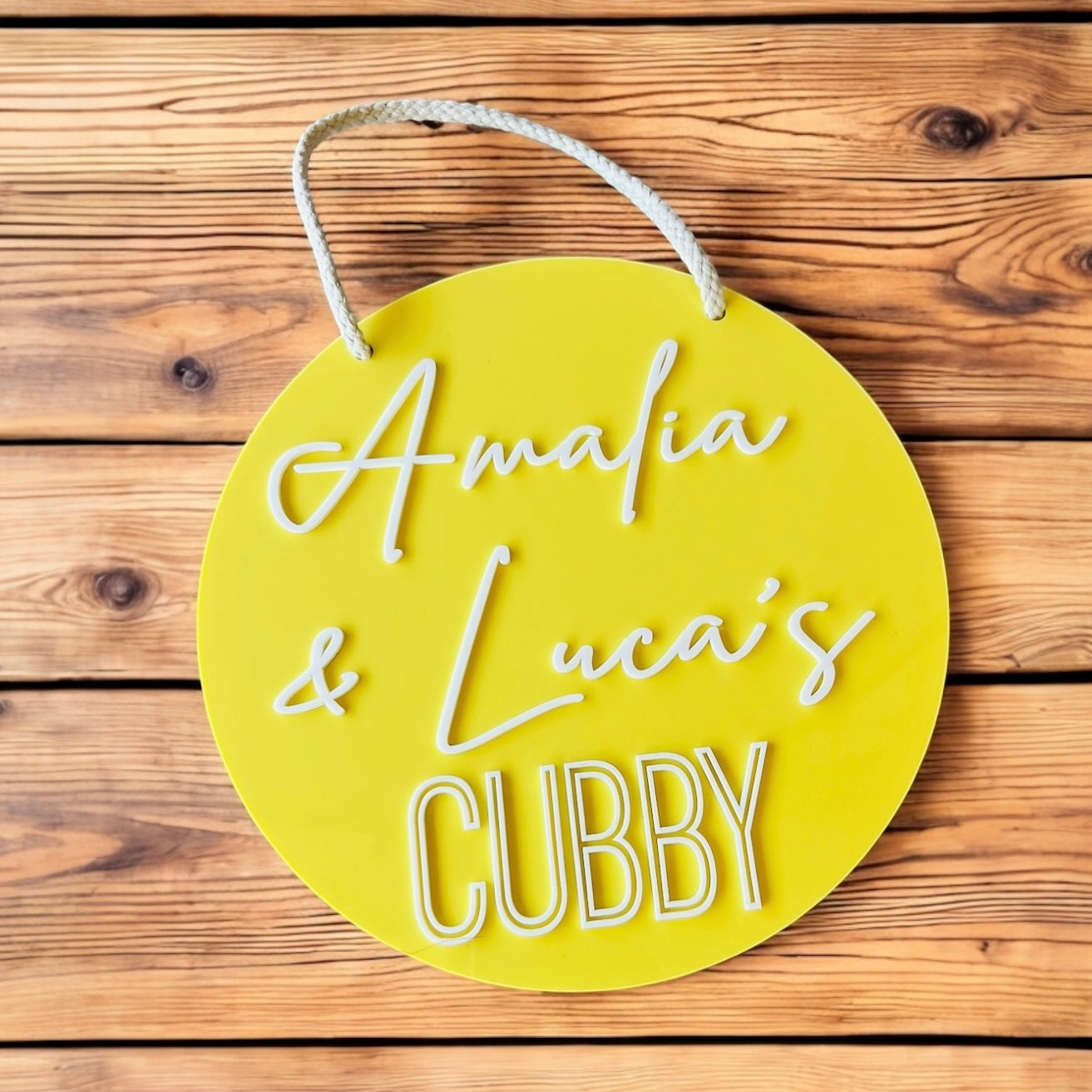 Personalised Cubby House sign Acrylic
