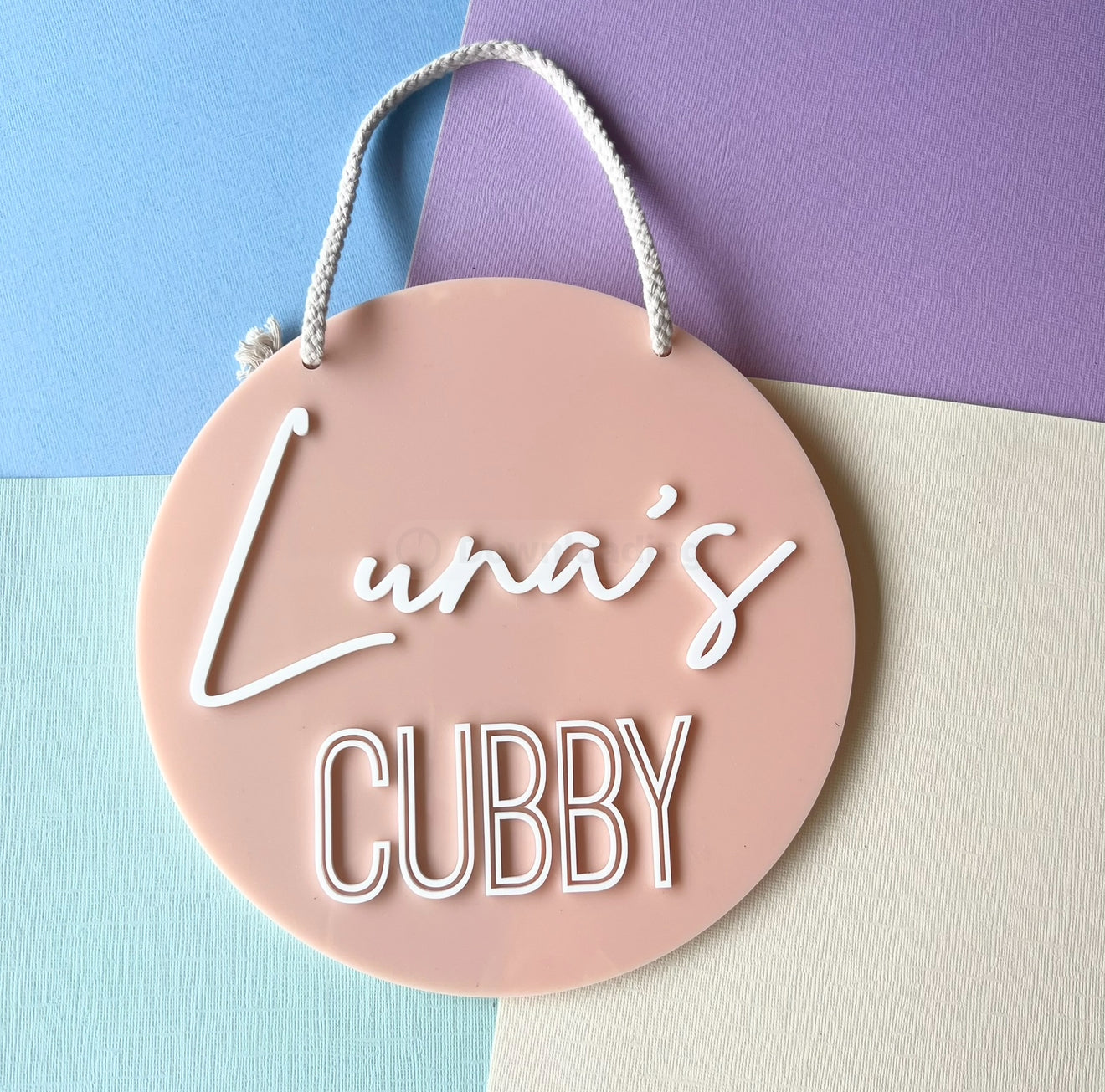 Personalised Cubby House sign Acrylic
