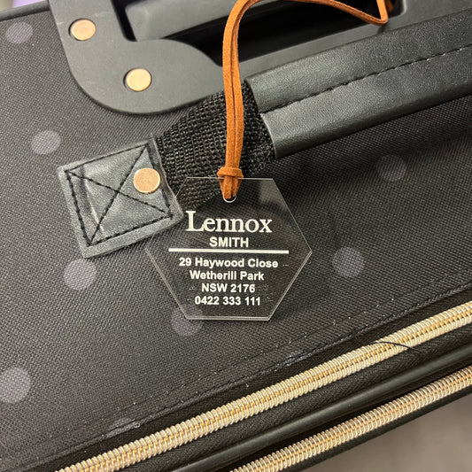 luggage tags, personalised luggage, travel luggage, gifts for travellers, gifts for him, gifts for her, jetset, square tags, ID Tags, holiday tags, bag tags, Travel Tag, travel tags