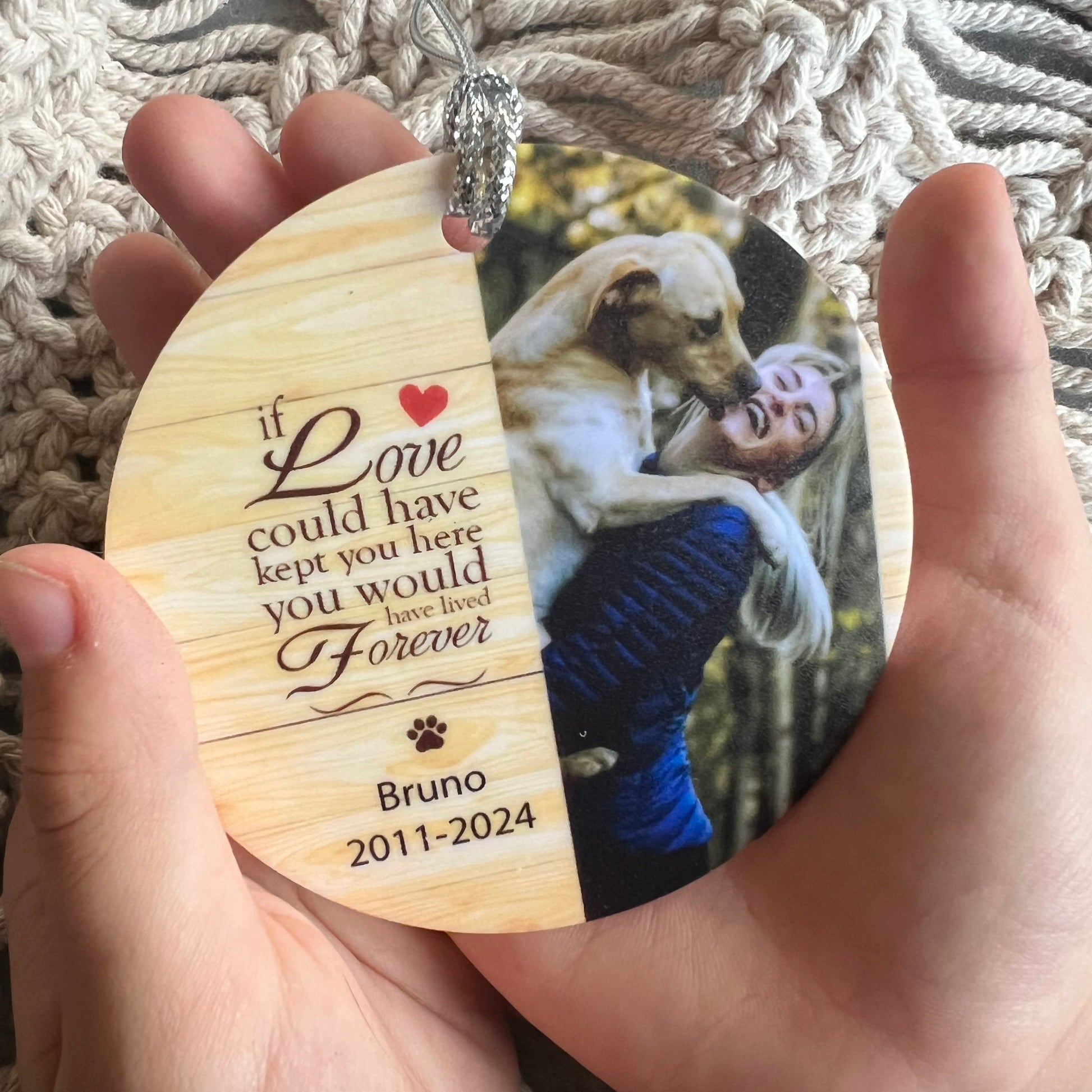 Custom Pet memorial Ornament Acrylic | Dog ornament | Cat Ornament