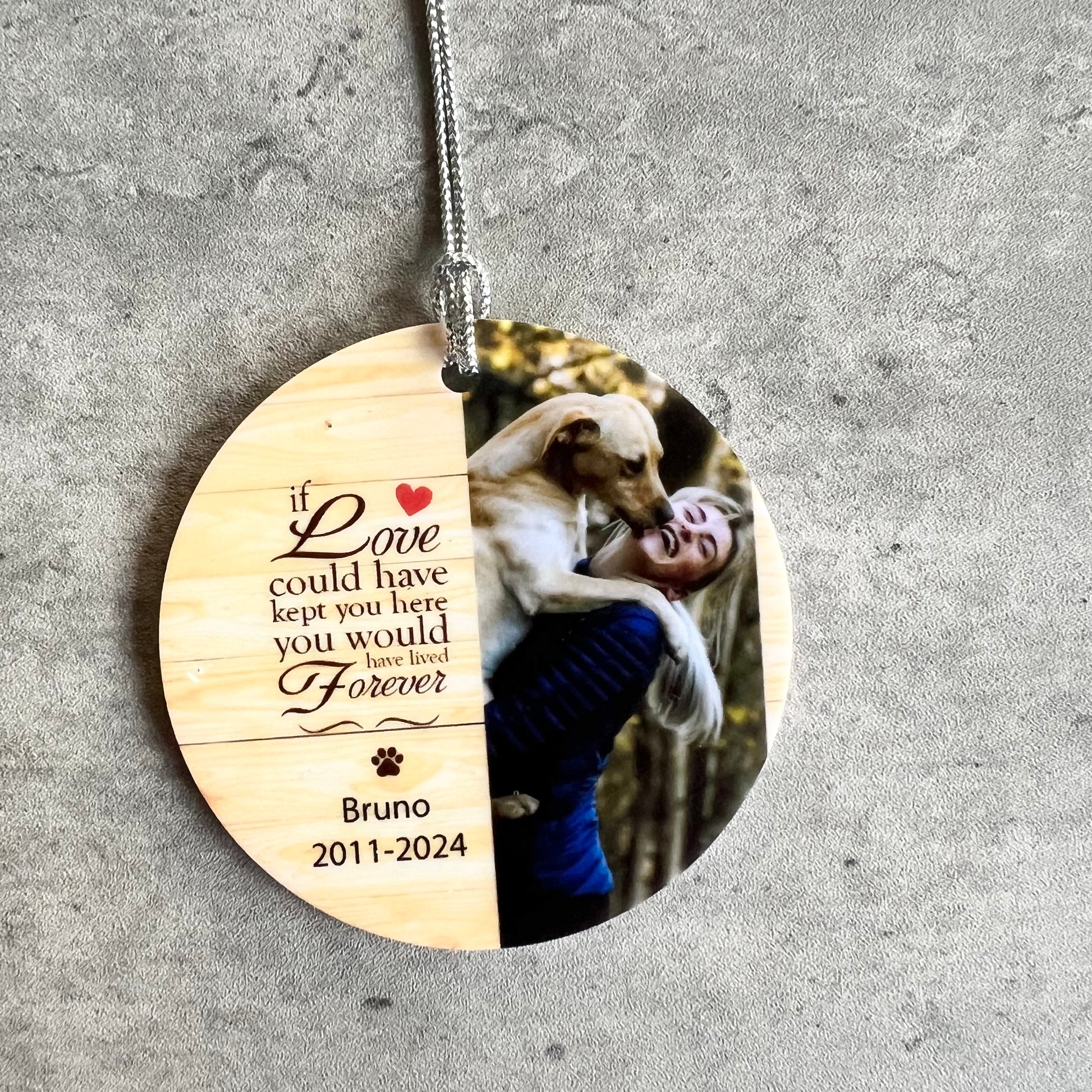 Custom Pet memorial Ornament Acrylic | Dog ornament | Cat Ornament