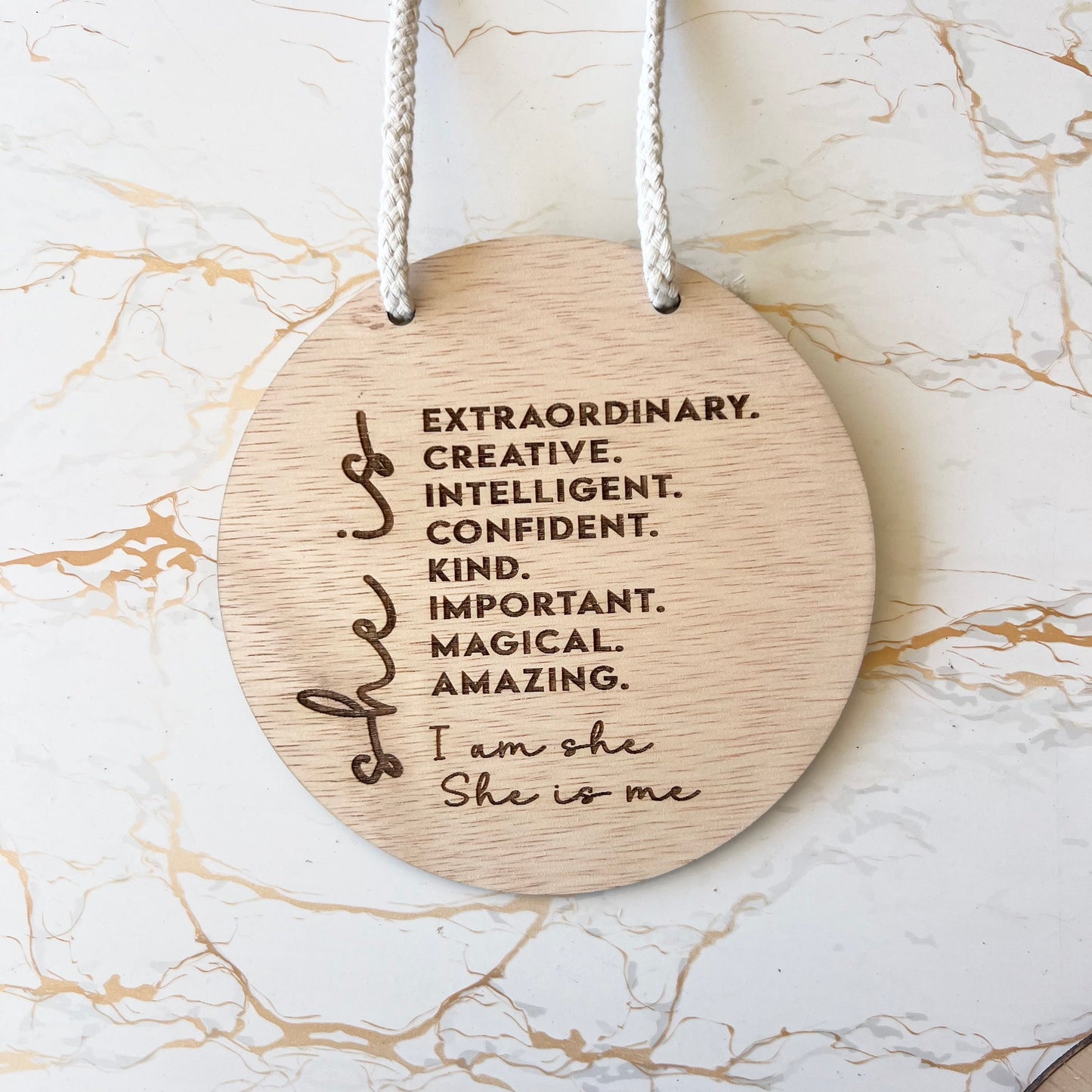 Women wood affirmation plaque | Gifts for her | Women Empowerment | Mother's Day | Gifts for mum
