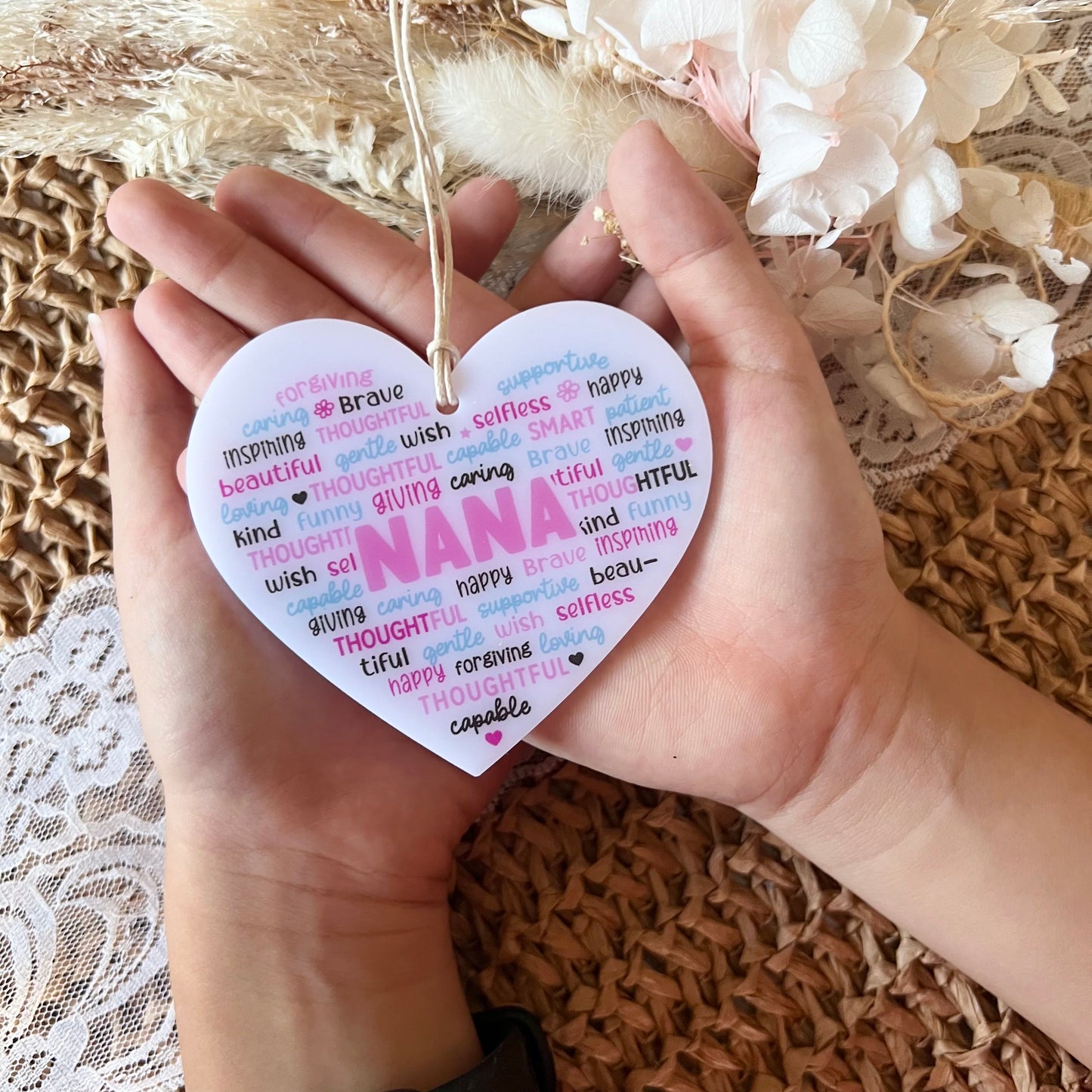 Mum grandma aunt car charm ornament
