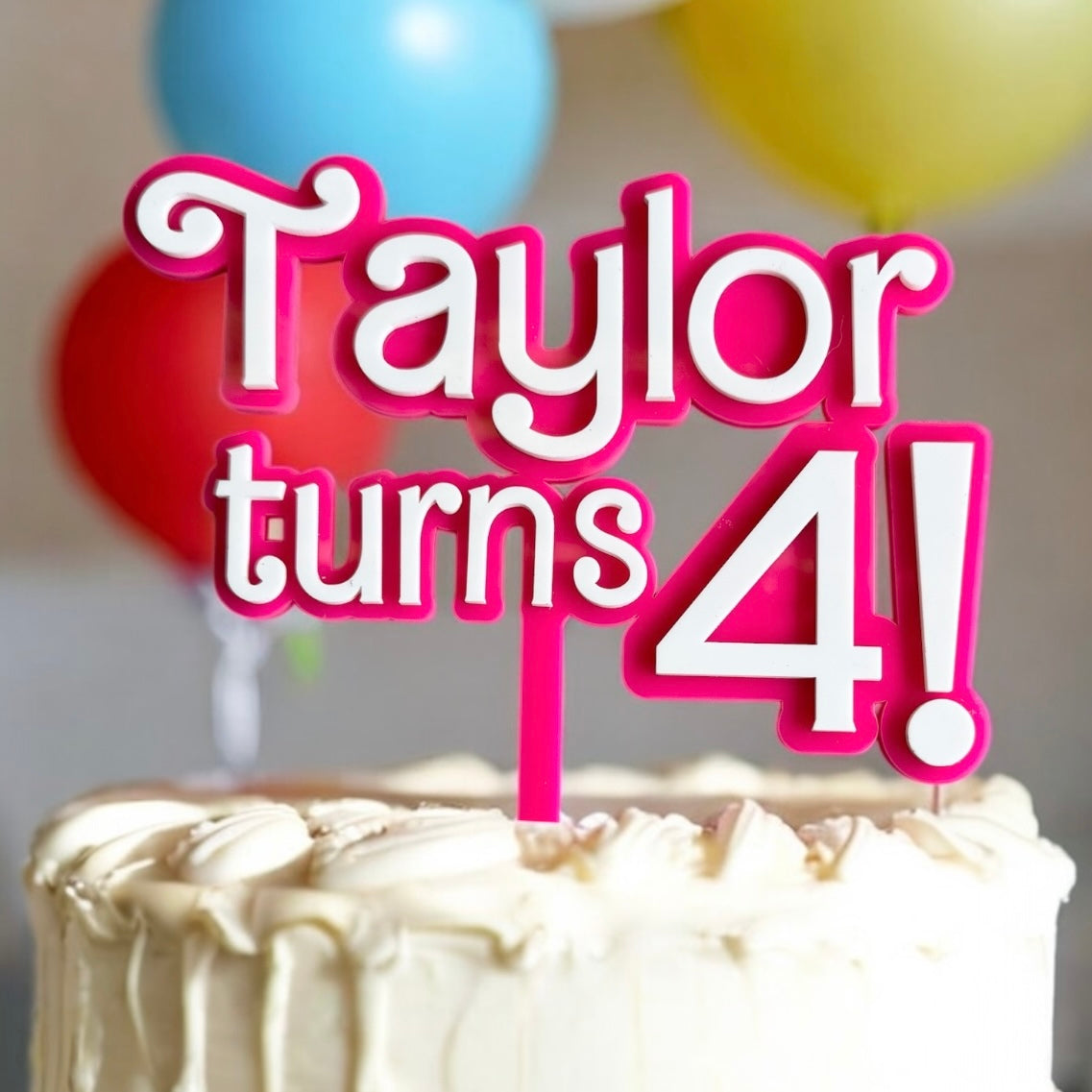 Barbie Inspired cake topper
Barbie theme
Barbie birthday
Cake topper
Acrylic Cake topper