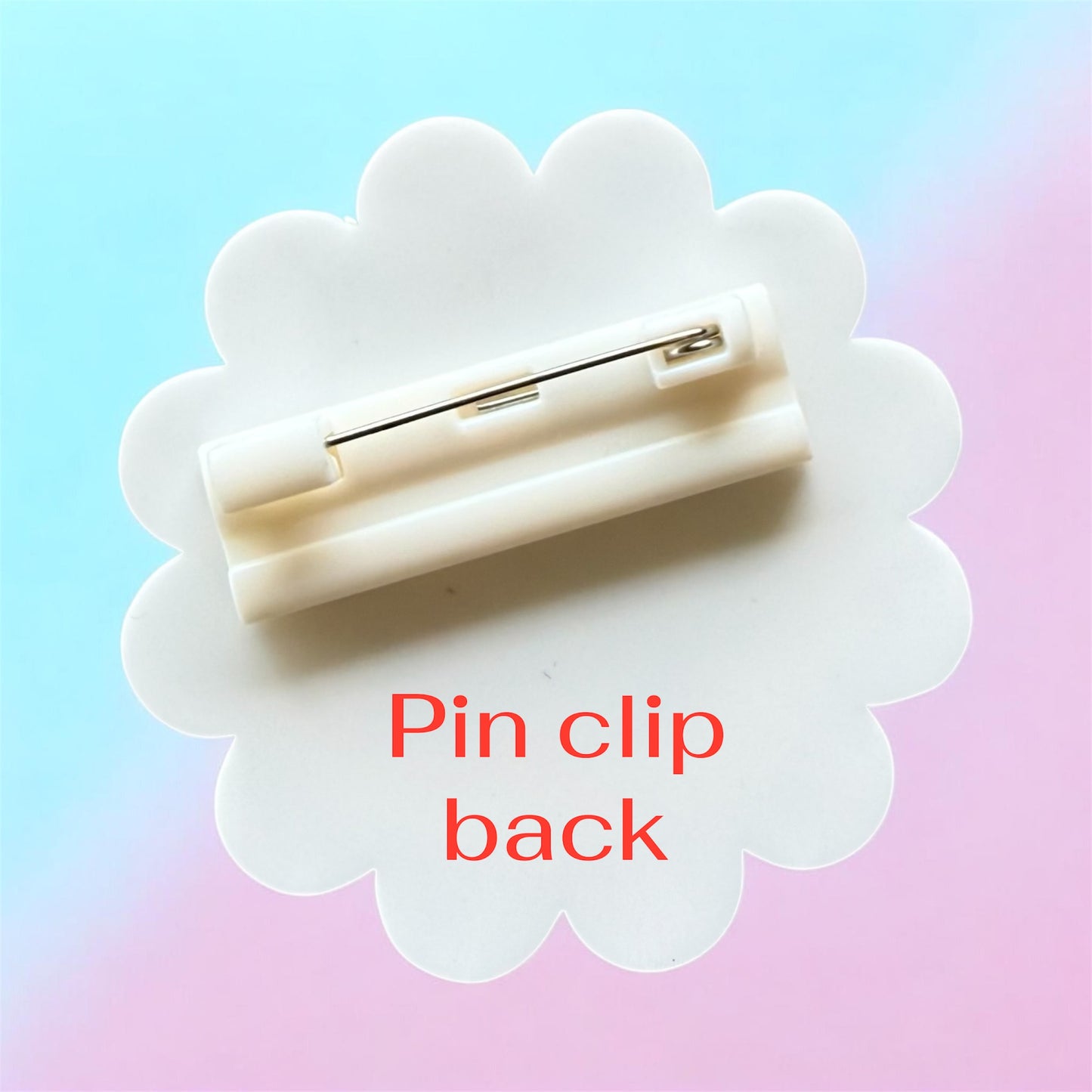Birthday Number Badge – "Today I Am" Scalloped Acrylic Milestone Pin