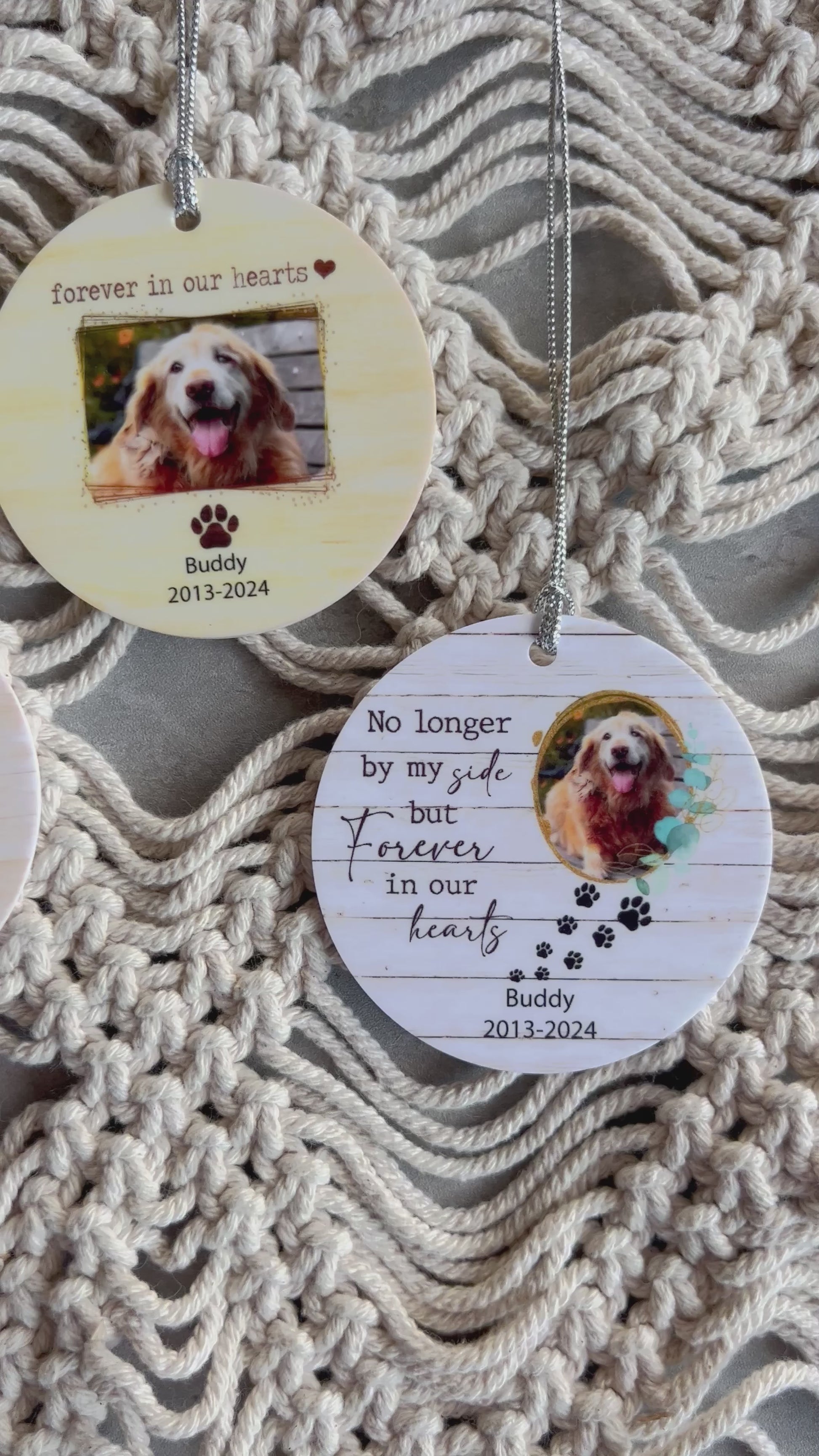 Custom Pet memorial Ornament Acrylic | Dog ornament | Cat Ornament