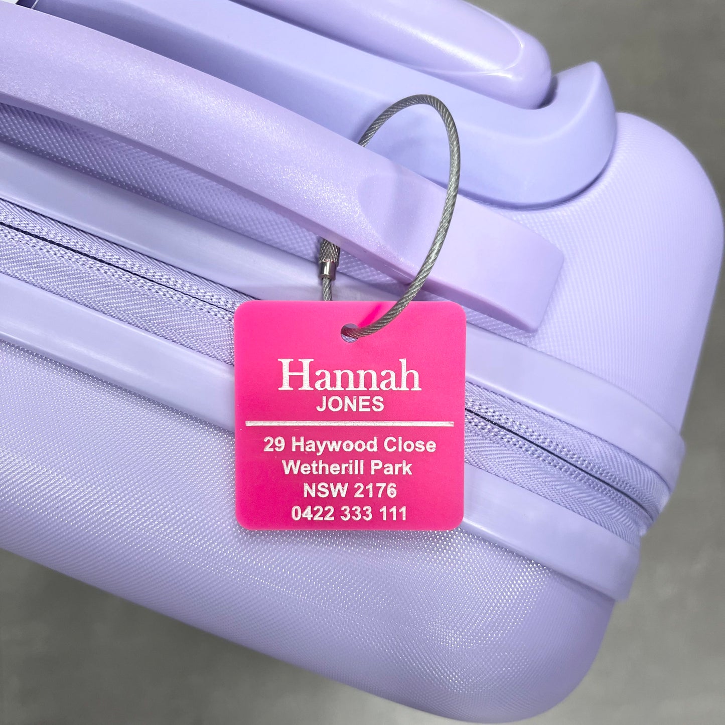luggage tags, personalised luggage, travel luggage, gifts for travellers, gifts for him, gifts for her, jetset, square tags, ID Tags, holiday tags, bag tags, Travel Tag, travel tags
