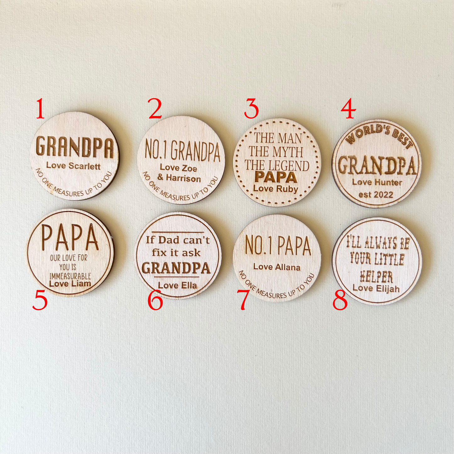 Personalised Tape measure for Grandpa | Father's Day Gifts | Gifts for Pop