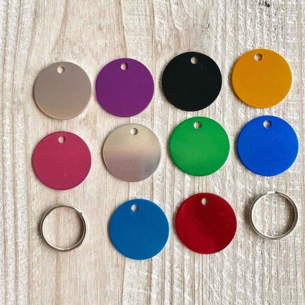 Personalised Small Round Pet Tags