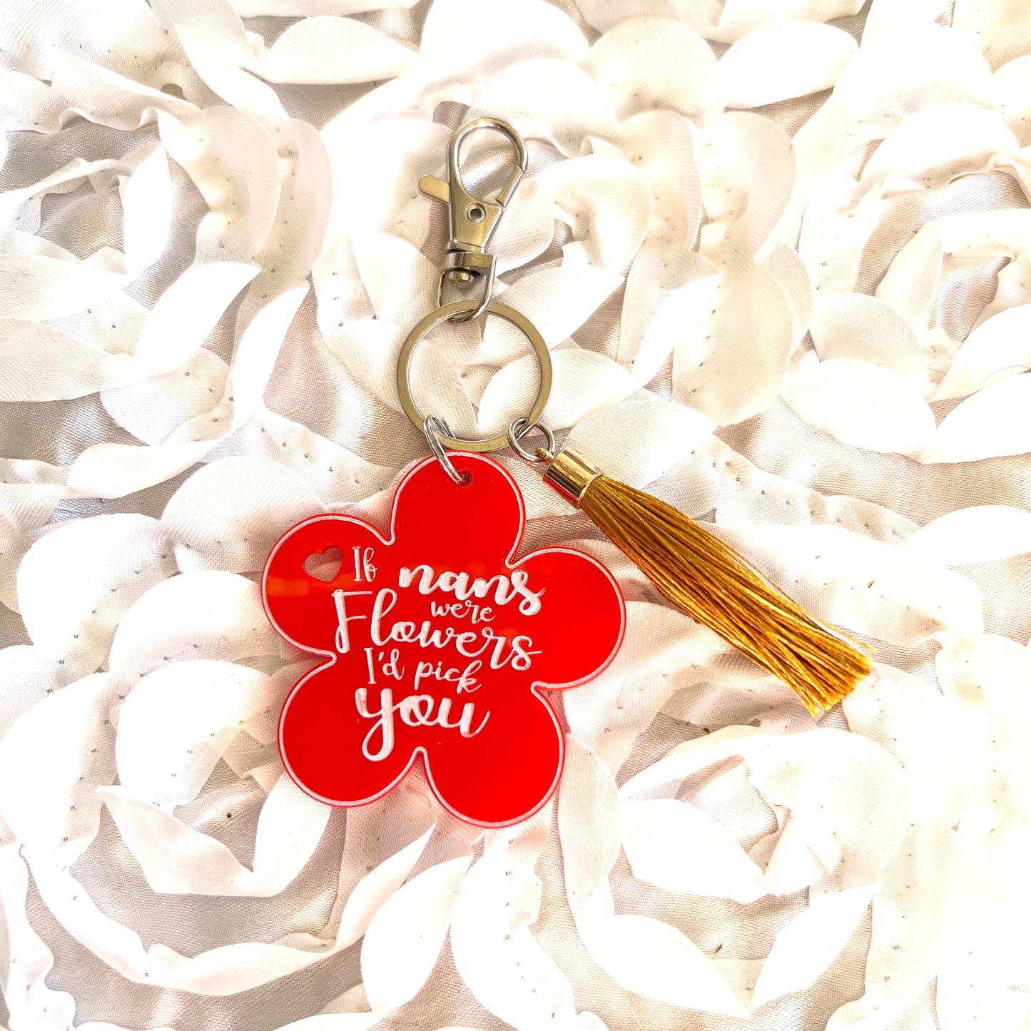 If mums were flowers I'd pick you Acrylic Key ring
