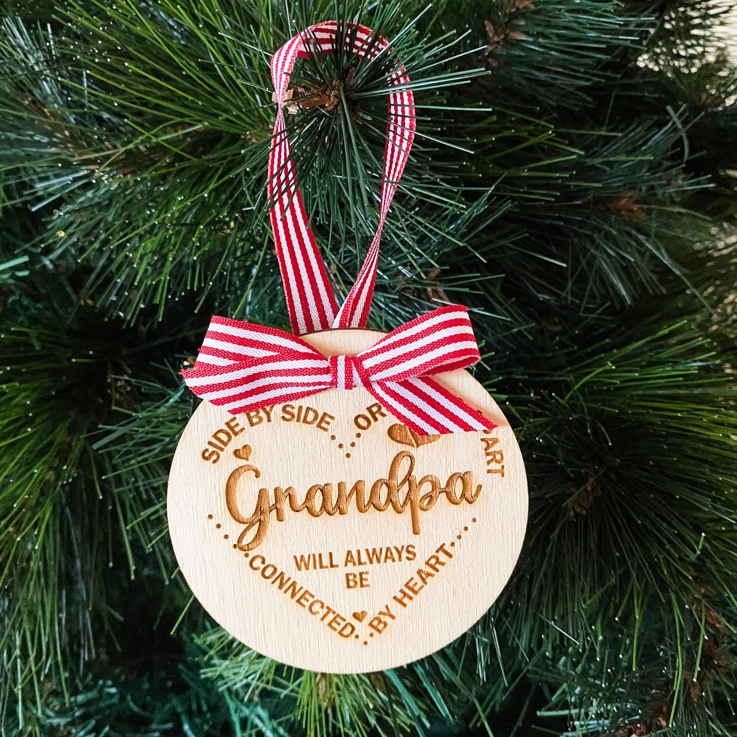 Wooden Grandpa Christmas Gift ornament | Christmas Gifts for Grandpa | pop