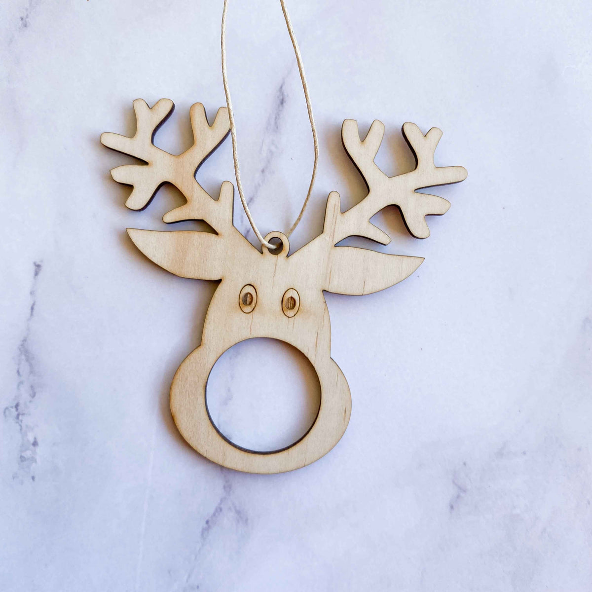 Reindeer Chocolate ornament Holder 6 pack (For Lindor Chocolate) wood