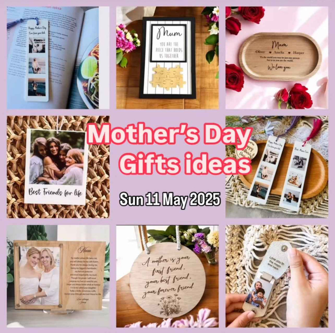 Mother's day is just around the corner, This Sunday 11th of May - Engrave It Studio