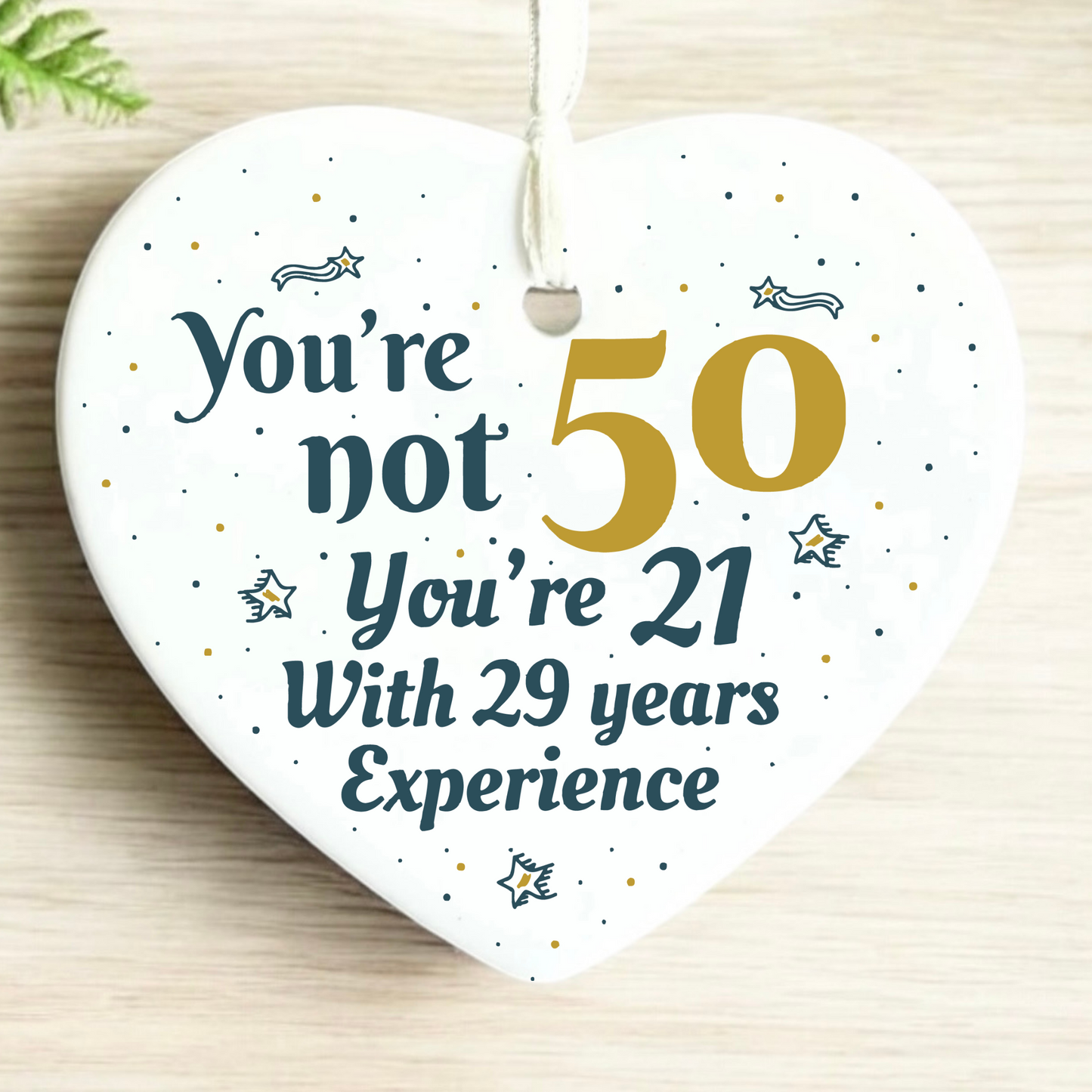 50th Birthday  
Ceramic Heart Keepsake  
Milestone Celebration  
Unique Gift Idea  
Personalized Keepsake  
Special Occasion Gift  
Heartfelt Present  
Cherished Memory  
Golden Jubilee  
Birthday Gifts  
Keepsake Ornament
50th
fifty