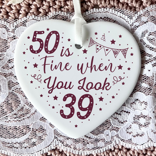 50th Birthday  
Ceramic Heart Keepsake  
Milestone Celebration  
Unique Gift Idea  
Personalized Keepsake  
Special Occasion Gift  
Heartfelt Present  
Cherished Memory  
Golden Jubilee  
Birthday Gifts  
Keepsake Ornament
50th
fifty