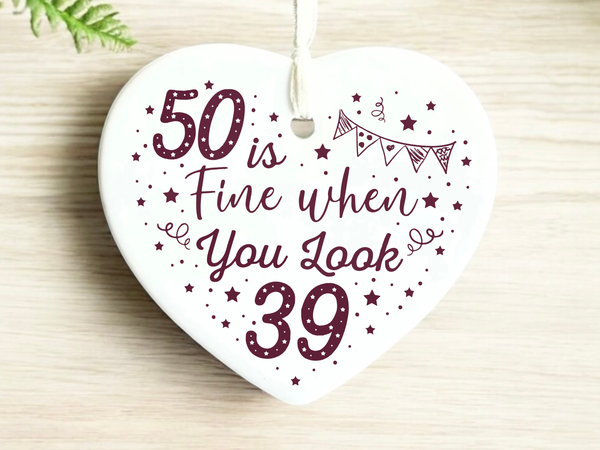 50th Birthday  
Ceramic Heart Keepsake  
Milestone Celebration  
Unique Gift Idea  
Personalized Keepsake  
Special Occasion Gift  
Heartfelt Present  
Cherished Memory  
Golden Jubilee  
Birthday Gifts  
Keepsake Ornament
50th
fifty