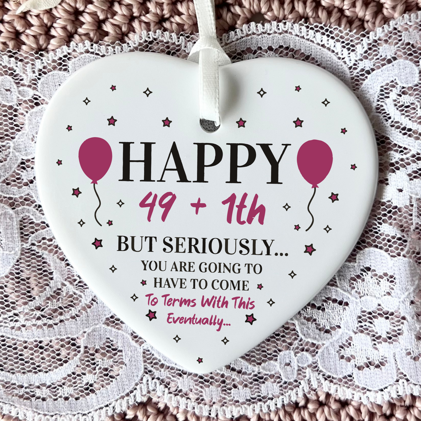 50th Birthday  
Ceramic Heart Keepsake  
Milestone Celebration  
Unique Gift Idea  
Personalized Keepsake  
Special Occasion Gift  
Heartfelt Present  
Cherished Memory  
Golden Jubilee  
Birthday Gifts  
Keepsake Ornament
50th
fifty