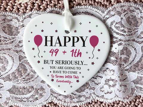 50th Birthday  
Ceramic Heart Keepsake  
Milestone Celebration  
Unique Gift Idea  
Personalized Keepsake  
Special Occasion Gift  
Heartfelt Present  
Cherished Memory  
Golden Jubilee  
Birthday Gifts  
Keepsake Ornament
50th
fifty