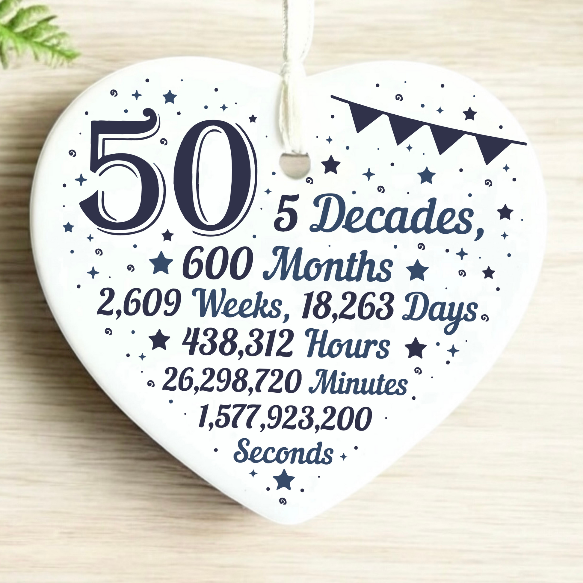 50th Birthday  
Ceramic Heart Keepsake  
Milestone Celebration  
Unique Gift Idea  
Personalized Keepsake  
Special Occasion Gift  
Heartfelt Present  
Cherished Memory  
Golden Jubilee  
Birthday Gifts  
Keepsake Ornament
50th
fifty