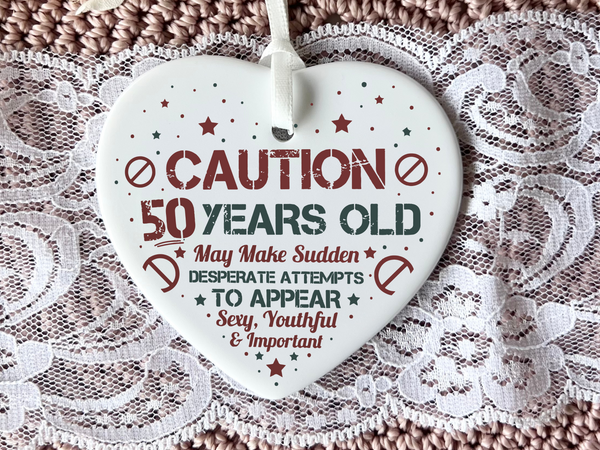 50th Birthday  
Ceramic Heart Keepsake  
Milestone Celebration  
Unique Gift Idea  
Personalized Keepsake  
Special Occasion Gift  
Heartfelt Present  
Cherished Memory  
Golden Jubilee  
Birthday Gifts  
Keepsake Ornament
50th
fifty