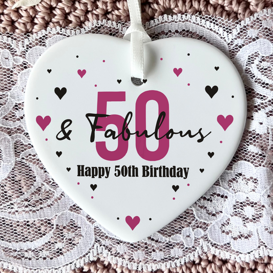 50th Birthday  
Ceramic Heart Keepsake  
Milestone Celebration  
Unique Gift Idea  
Personalized Keepsake  
Special Occasion Gift  
Heartfelt Present  
Cherished Memory  
Golden Jubilee  
Birthday Gifts  
Keepsake Ornament
50th
fifty