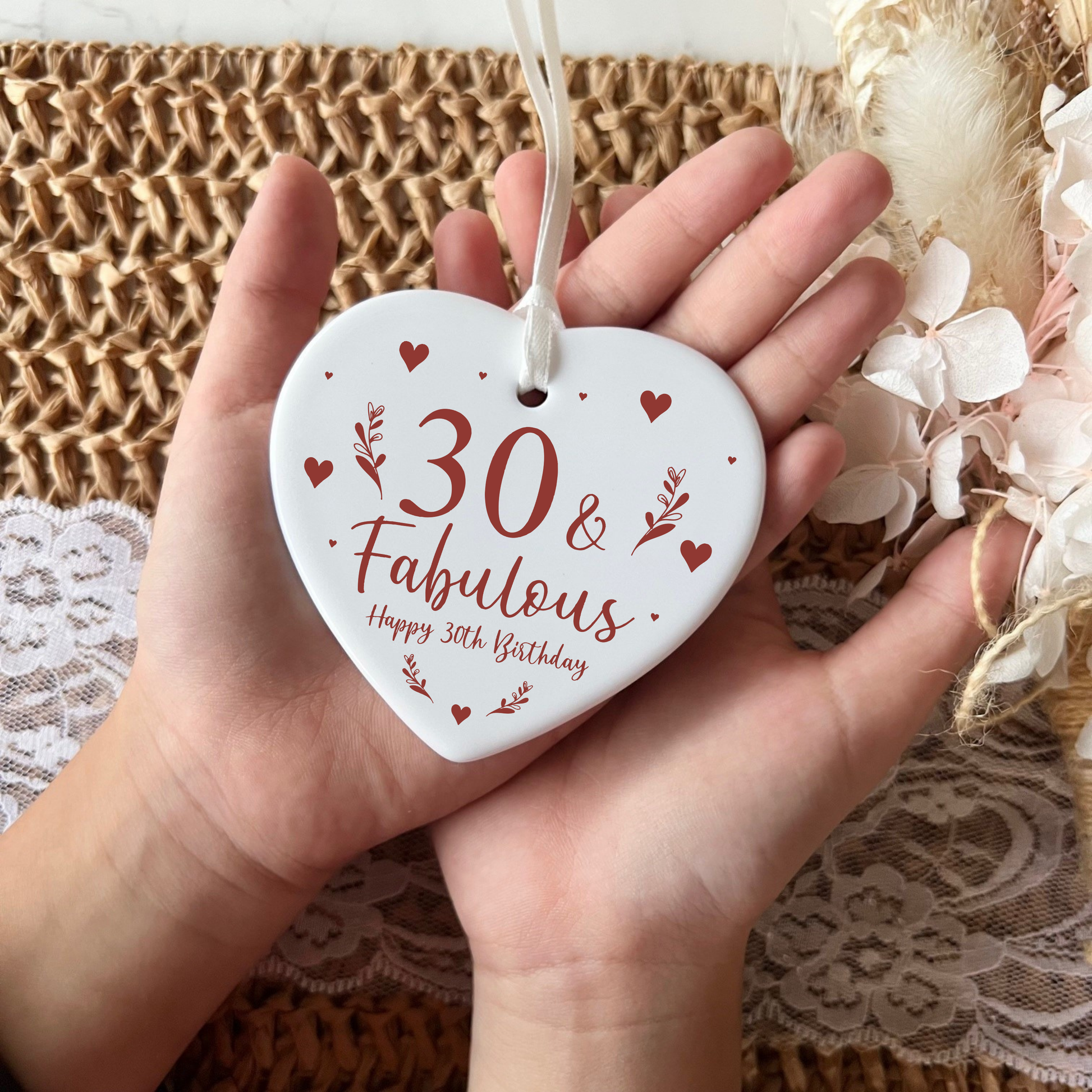 30th Birthday Gift
Funny Keepsake
Ceramic Heart
Milestone Birthday
Thirty Celebration
Unique Gift Idea
Birthday Humour
Memorable Keepsake
Heartfelt Present
Special Occasion Gift
Gifts for 30th
30th birthday