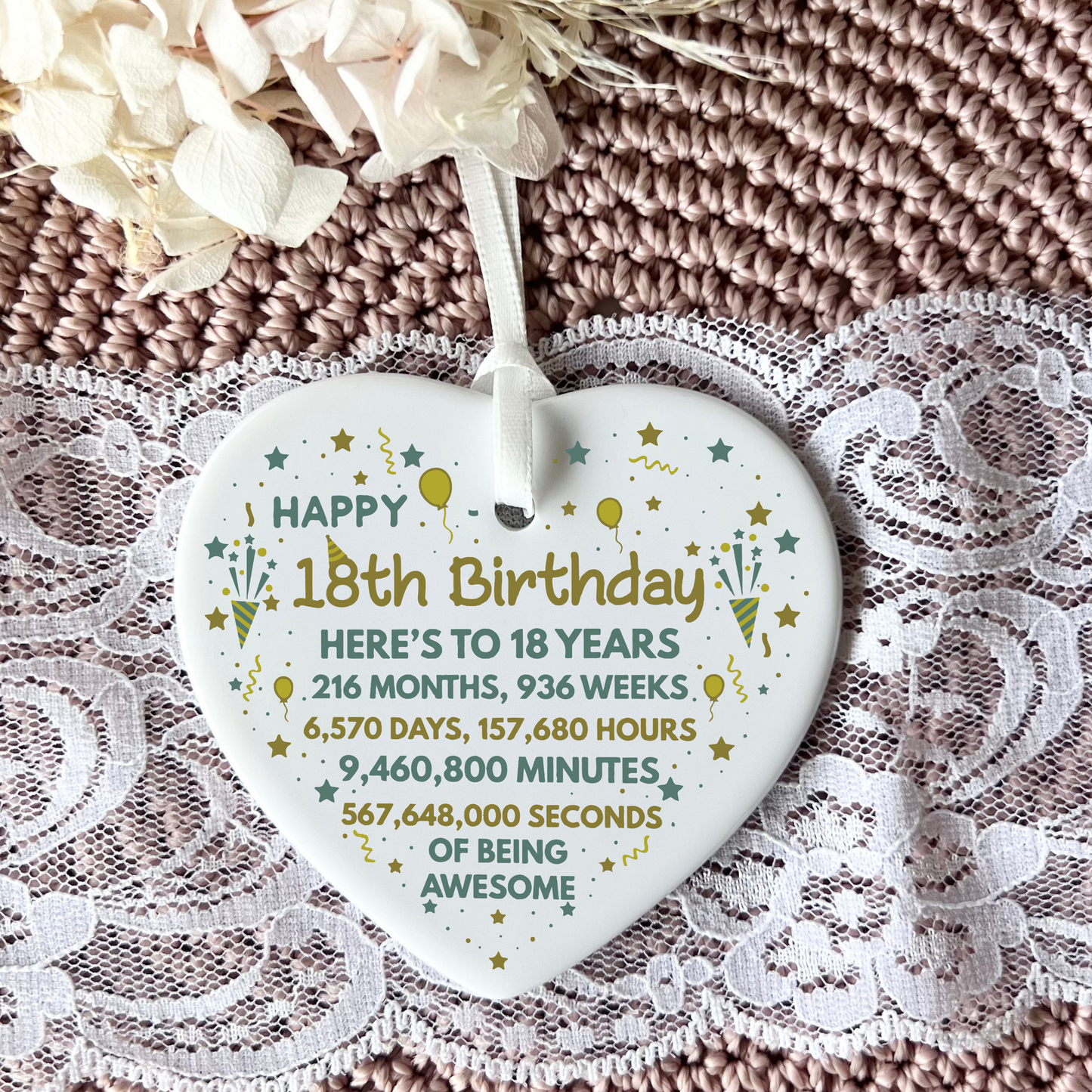 18th birthday
gifts for 18th
18
eighteen
18th gift
gift for her
gift for him
keepsake heart
birthday
