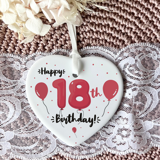 18th birthday
gifts for 18th
18
eighteen
18th gift
gift for her
gift for him
keepsake heart
birthday