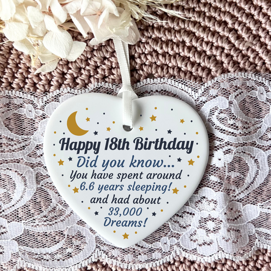 18th birthday
gifts for 18th
18
eighteen
18th gift
gift for her
gift for him
keepsake heart
birthday