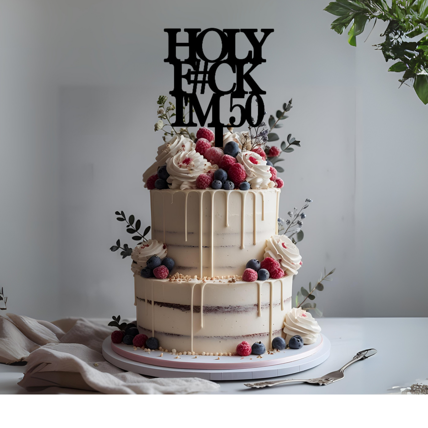 holy fck cake, fck I'm 50 topper, 50th cake topper, acrylic 50 topper, funny 50 topper, holy fck 50 cake, custom 50 topper, rude cake topper, edgy 50th cake, I'm 50 topper, funny 50 cake, holy crap 50 cake, 50 birthday topper, laser cut topper, adult cake topper, swear cake topper, gag gift topper, omg 50 cake, fiftieth cake, joke cake topper
