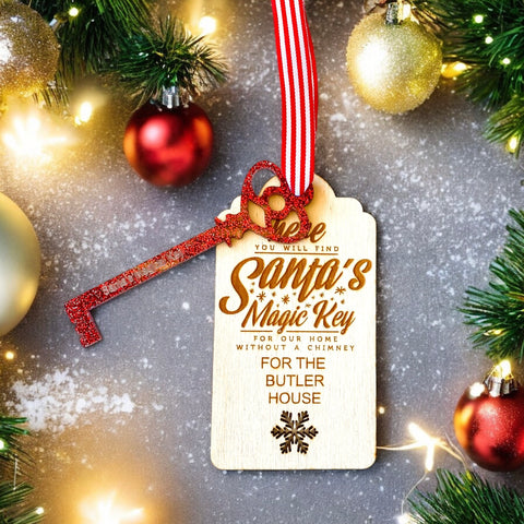 Large Santa's Magical Key Personalised