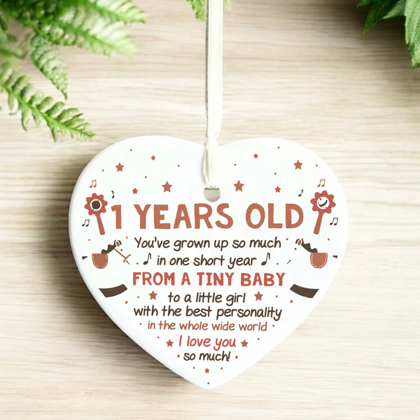 1st birthday gift, baby 1st birthday, baby girl gift, ceramic decoration, ceramic tree decor, first birthday, 1st birthday ceramic, girl ceramic, boy ceramic, ceramic birthday, ceramic ornament, personalised ceramic, personalised gift