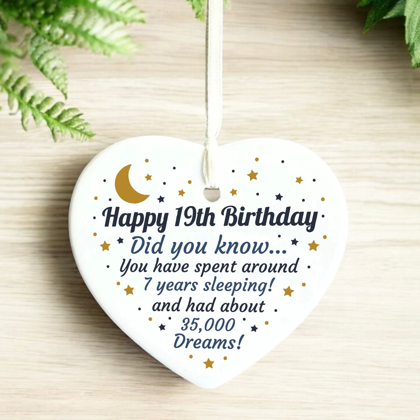 19th Birthday
19th
gifts for 19th
ceramic heart