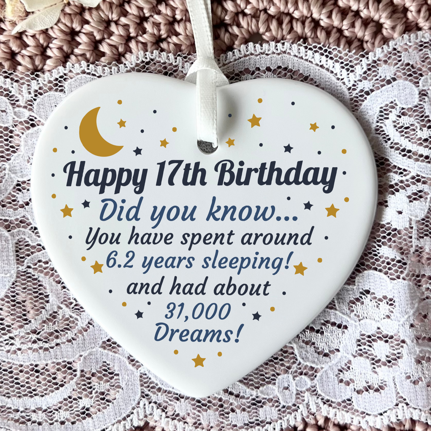 17th birthday
gift for 17th birthday
Ceramic Heart