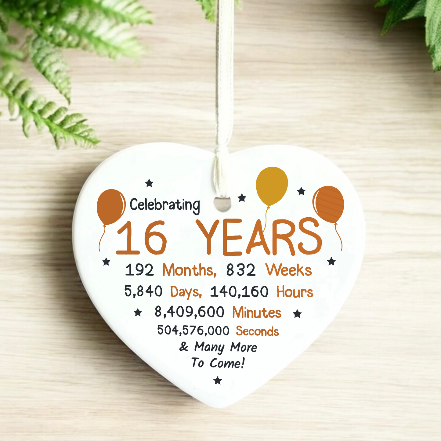 16th birthday
16th gifts
gifts for 16th birthday
16th ceramic hearts